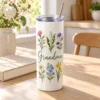 Grandma Garden 20 oz Skinny Tumbler — lifestyle design mockup