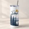 Father Pines 20 oz Skinny Tumbler — main design mockup
