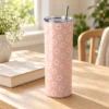 Little Daisies 20 oz Skinny Tumbler — lifestyle design mockup
