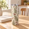 Coffee Fern 20 oz Skinny Tumbler — lifestyle design mockup