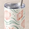 Ocean Shell 20 oz Skinny Tumbler — detail design mockup