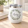 Evening Vine 12 oz Wine Tumbler — lifestyle design mockup