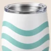 Weekend Waves 12 oz Wine Tumbler — detail design mockup
